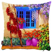 Manzaralı Yastık Kılıfı-3